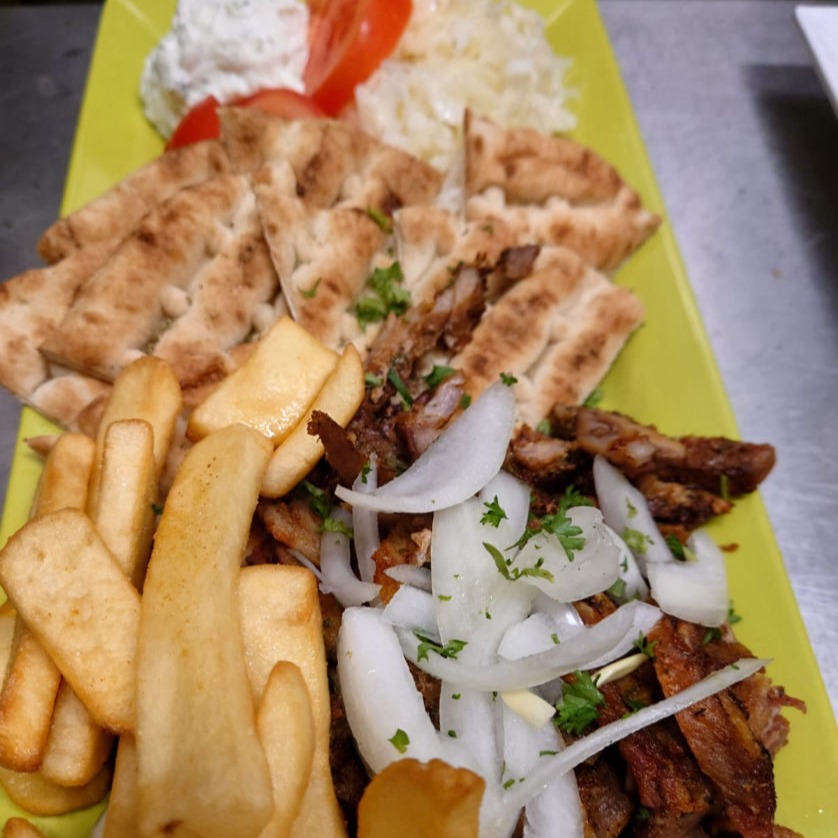 Griechische Pita, Gyros